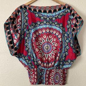 Silk top by rampage NWOT